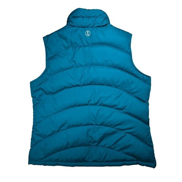 Lands' End Down Puffer Vest Womens‎ Size Large 14-16 Zip Front - Picture 2 of 11